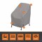 Modern Leisure Garrison Patio Chair Cover, Waterproof, 27 in. L x 34 in. W x 31 in. H, Granite 3004 - alternate 5